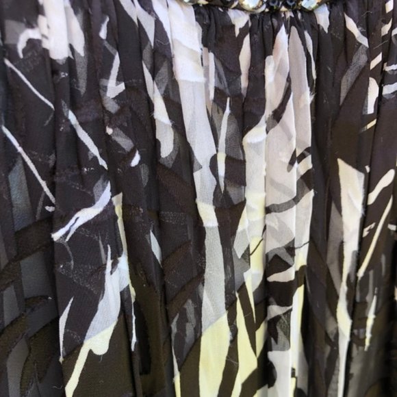 BCBGMaxAzria Silk Printed Strapless Maxi Gown NWT - Picture 7 of 10